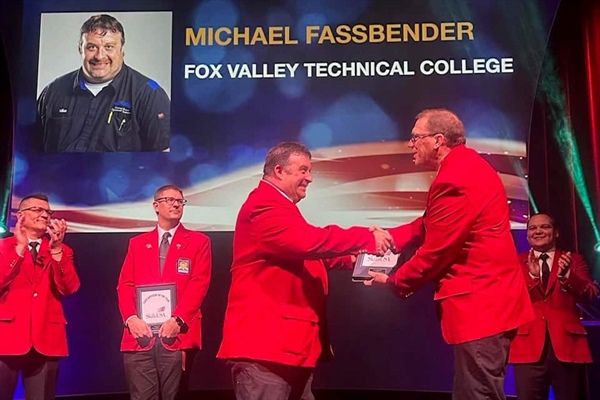 Fassbender Named SkillsUSA Advisor of the Year