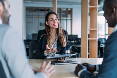 employer interviewing candidate