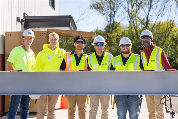 Final Beam Hoisted for New Construction Training Center